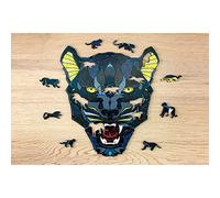 EWA Eco-Wood-Art - Panthère - Puzzle en Bois - Puzzle pour Adultes et Adolescents - Assemblage sans Colle - 102 pièces.