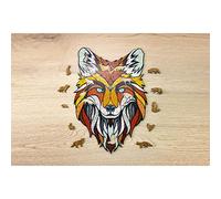 EWA Eco-Wood-Art Puzzle en bois Renard – 141 pièces – Assemblage sans colle