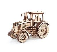 EWA Eco-Wood-Art - Tractor BELARUS-2022 - Puzzle 3D mécanique en Bois - Casse-tête pour Adolescents et Adultes -à Monter soi- Pas de Colle nécessaire- 342 pièces