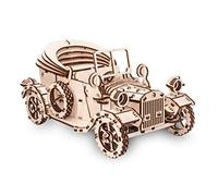 EWA Eco-Wood-Art - Voiture Rétro Vintage - Puzzle 3D mécanique en Bois - Puzzle pour Adultes et Adolescents - Assemblage sans Colle - 315 pièces