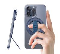 EWA MagOne 3rd Gen [Compatible avec MagSafe] Support de téléphone avec Boucle élastique pour Les Doigts, Anneau magnétique Amovible, Uniquement pour iPhone 17, 16, 15, 14, 13, 12 Series (Bleu)