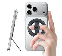 EWA MagOne 3rd Gen [Compatible avec MagSafe] Support de téléphone avec Boucle élastique pour Les Doigts, Anneau magnétique Amovible, Uniquement pour iPhone 17, 16, 15, 14, 13, 12 Series (Noir)