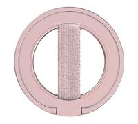 Ewa MagOne Ultra Support de téléphone à Passant élastique remplaçable pour Les Doigts, Anneau magnétique Amovible, Poignées magnétiques Double Face pour iPhone 15, 14, 13, 12 - Or Rose