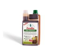 EWALIA Jus de foie et de reins - 1 l - Complément alimentaire pour chevaux - Avec herbes assorties