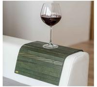 EWART WOODS Plateau d'accoudoir de canapé, table de chevet, sousverre en bois, tasse à café, accoudoir pliable, protecteur d'extrémité, tapis de meubles de salon, tapis de chaise TV, plateaux de