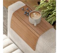 EWART WOODS Wood Canapé Bras protecteurs Plateau Accoudoir Table Canapé Table Coaster Plateau de canapé Couleur 3