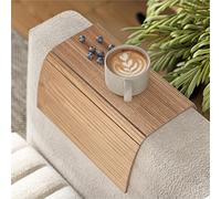 EWART WOODS Wood Canapé Bras protecteurs Plateau Accoudoir Table Canapé Table Coaster Plateau de canapé Couleur 2