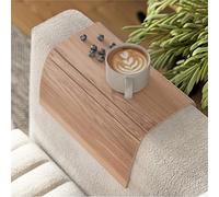 EWART WOODS Wood Canapé Bras protecteurs Plateau Accoudoir Table Canapé Table Coaster Plateau de canapé Couleur 1