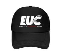 EWASDACCS EUC Rider Tech - Style d’Art électrique inspiré pour Un monocycle électrique et Une Casquette de Baseball en Maille