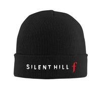 EWASDACCS Silent Hill F Jeu d’Horreur 2025 Tricote pour Femmes Hommes Skullies Beanies Chapeaux d’Hiver en Acrylique Gaming Lover Bonnet en Melon Chaud