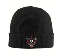 EWASDACCS When Legends Rise Casquettes Automne-Hiver Skullies Beanies Street Heavy Metal Casquettes Hommes Femmes Chapeau en Acrylique tricoté