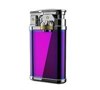 EWDHJK Briquet à kérosène Vintage, Briquet à kérosène mécanique Coupe-Vent, adapté aux Cadeaux for Hommes avec Bougies (Carburant Non Inclus)(Colorful)