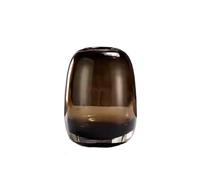 EWDHJK Ce Vase Minimaliste de Style Japonais, avec sa Forme d'œuf Arrondie, est Un Choix Unique et approprié for la décoration d'un Salon, d'une entrée ou d'une bibliothèque.(Brown)