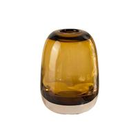 EWDHJK Ce Vase Minimaliste de Style Japonais, avec sa Forme d'œuf Arrondie, est Un Choix Unique et approprié for la décoration d'un Salon, d'une entrée ou d'une bibliothèque.(Amber)