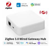 EWeLink App ZigBee 3.0 passerelle sans fil Hub domotique intelligente pont commande vocale fonctionne avec Alexa Google Alice salut White