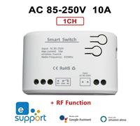 Ewelink Smart Mis À Jour Wifi Smart Switch Inching Module De Relais Auto-Bloquant,Contrôle D¿Accès,Bricolage Wifi Ouvre-Porte De Garage - Type Ac 85-250v