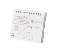 eWeLink WiFi Commutateur de Relais Intelligent 4CH Module de Relais 10A Télécommande Vocale/APP Récepteur USB RF433 Maison Intelligente 5V 7-32V 85-250V (85-250V)