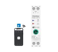 Ewelink wifi interrupteur intelligent interrupteur temps relais minuterie 1P + n 10A 16A 20A 25a 32A 40A 63A 110V 220V télécommande sans fil commande vocale (1-63A Adjustable VA Protect)