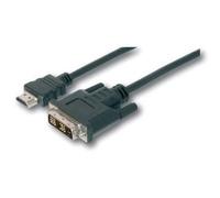 Ewent HDMI to DVI-D Adapter Cable - Connexion de qualité Entre Les appareils HDMI et Les écrans DVI-D, Full HD 1080p @60Hz - Longueur: 3 mètres