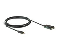 Ewent EW9824 - Câble adaptateur - 24 pin USB-C mâle pour HDMI mâle - 2 m - blindé - noir - support 4K60Hz (4096 x 2160)