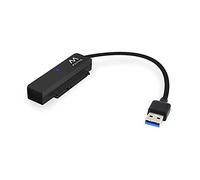 Ewent Câble convertisseur/Adaptateur USB 3.0/3.1 (Gen.1) à SATA I/II/III pour SSD/HDD 2,5, Noir