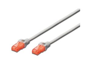 Ewent Câble de réseau Patch Cat 6 U/UTP, aWG 24/7, 2 connecteurs RJ45 Blanc Bianco 3 MT