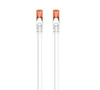 Ewent Câble de réseau Patch Cat 6 U/UTP, aWG 24/7, 2 connecteurs RJ45 Blanc Bianco 5 MT