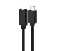 Ewent Câble d'extension pour Transfert de données et Charge, Type C vers Type C, Longueur 1,8 m