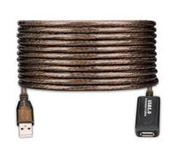 Ewent Câble d'extension USB 2.0, A/M A/F, 15 mètres