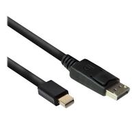 Ewent - Câble DisplayPort - Mini DisplayPort (M) pour DisplayPort (M) - DisplayPort 1.2 - 2 m - support pour 4K60Hz (3840 x 2160) - noir