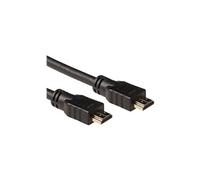 Ewent - Câble HDMI avec Ethernet - HDMI mâle pour HDMI mâle - 1 m - triple blindage - noir - support 4K