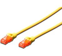 Ewent Câble réseau Patch Cat 6 U/UTP, AWG 24/7, 2 x RJ45 Jaune