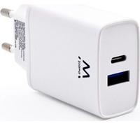 Ewent Chargeur Usb-a/usb-c Ew1321 20w Transparent Transparent One Size