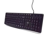Ewent Clavier EW3002 USB QWERTY portugais de bureau Noir