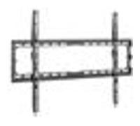 Ewent EasyFix EW1503 - Support - pour écran plat - aluminium, acier - noir - Taille d'écran : 37"-70" - montable sur mur Noir G