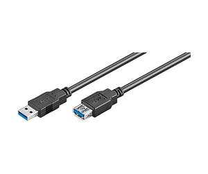 Ewent EC1009 câble USB USB 3.2 Gen 1 (3.1 Gen 1) 3 m USB A Noir