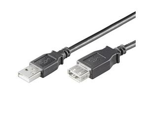Ewent EC1012 câble USB USB 2.0 1,8 m USB A Noir