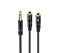 Ewent EC1641 câble audio 0,3 m 3,5mm 2 x 3.5mm Noir