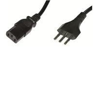 Ewent EC1903 câble électrique Noir 1,8 m Prise d'alimentation type L Coupleur C13
