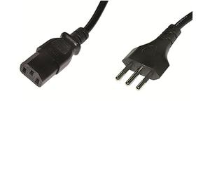 Ewent EC1903 câble électrique Noir 1,8 m Prise d'alimentation type L Coupleur C13