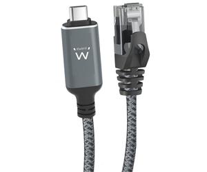 Ewent EC2001 câble de réseau Noir, Gris 1,5 m Cat6