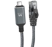 Ewent EC2002 câble de réseau Noir, Gris 2 m Cat6