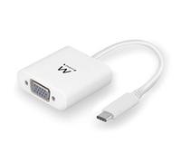 Ewent EW-139500-001-N-P Adaptateur vidéo externe USB-C 3.1 VGA blanc