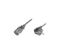 Eminent Câble d'alimentation Ewent EW-190100-020-N-P IEC 60320 C13 1,8 m noir