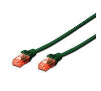 Ewent EW-6U-020G Câble réseau Patch Cat 6 U/UTP, AWG 24/7, 2 connecteurs RJ45, 2m, Vert