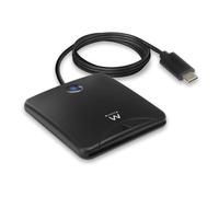 Ewent Lecteur de cartes à puce EW1055 – Pistes 0 et 1 – USB-C 3.2 Gen 1 – Noir