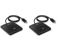 Ewent EW1055 Lecteur de Carte à Puce USB-C USB Type C, Lecteur CNS et TNS USB C (Lot de 2)
