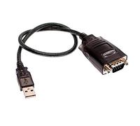 Ewent EW1116 - Adaptateur convertisseur série USB 2.0 vers RS-232 - Compatible avec Windows et Mac - Câble de 1,5 mètre