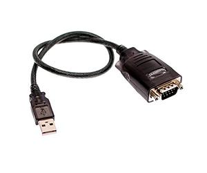 Ewent EW1116 - Adaptateur convertisseur série USB 2.0 vers RS-232 - Compatible avec Windows et Mac - Câble de 1,5 mètre