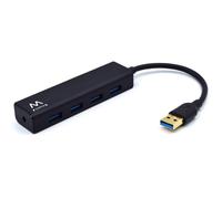Ewent EW1136 hub & concentrateur USB 3.2 Gen 1 (3.1 Gen 1) Type-A 480 Mbit/s Noir